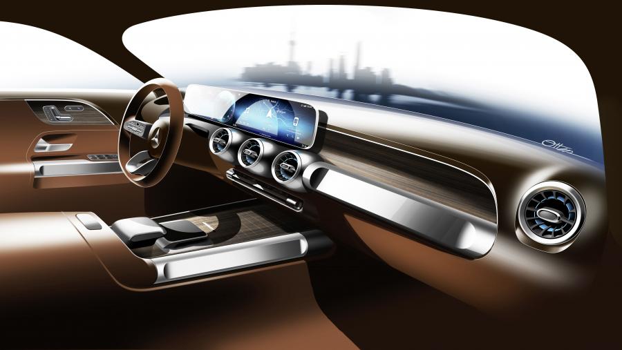 Эскиз Mercedes-Benz Concept GLB 2019 года  (фото 22 из 24)